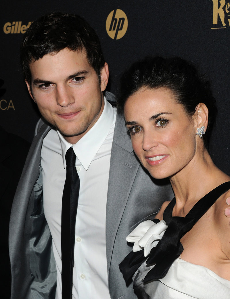 Demi Moore och Ashton Kutcher Demi Moore och Ashton Kutcher